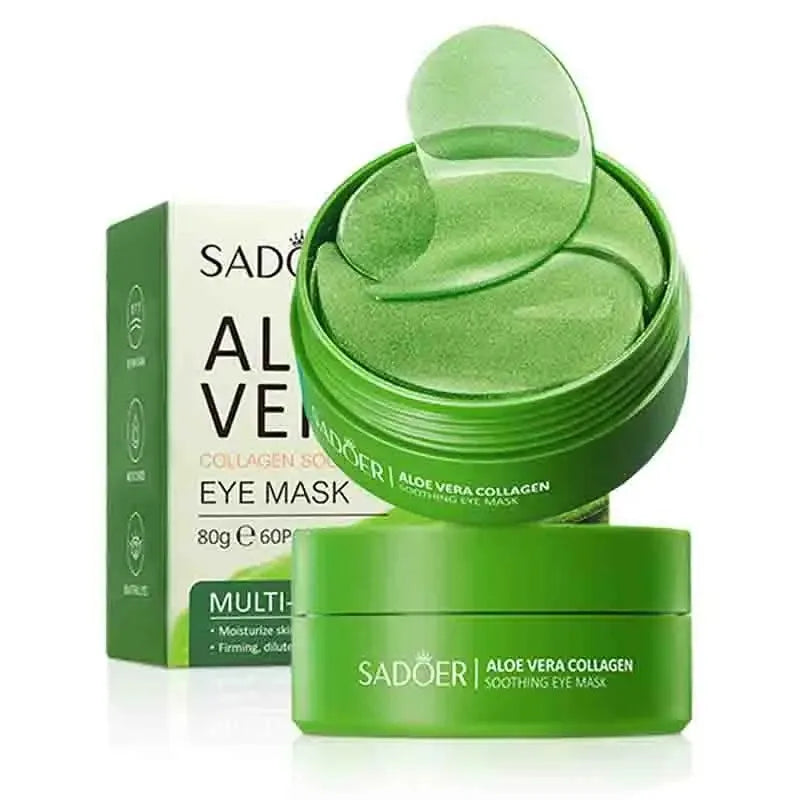 REAROYA Aloe Vera Collagen Eye Masks 60pcs – Hydrating Patches