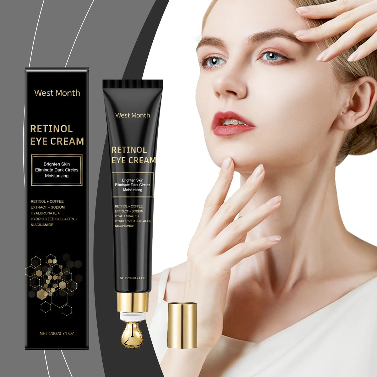 WEST MONTH Eye Cream – Dark Circles, Wrinkles & Anti-Aging