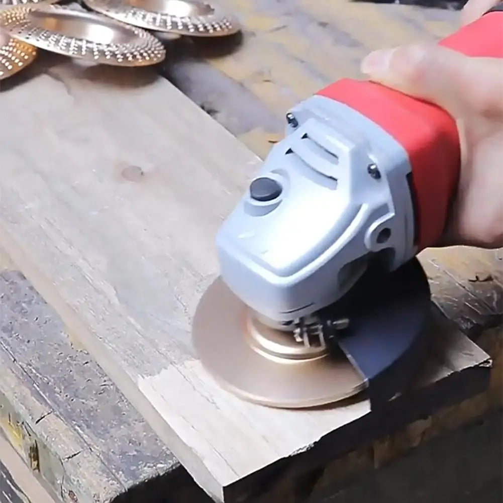 Wood Carving Grinding Disc 16mm Bore – Angle Grinder Shaping Wheel