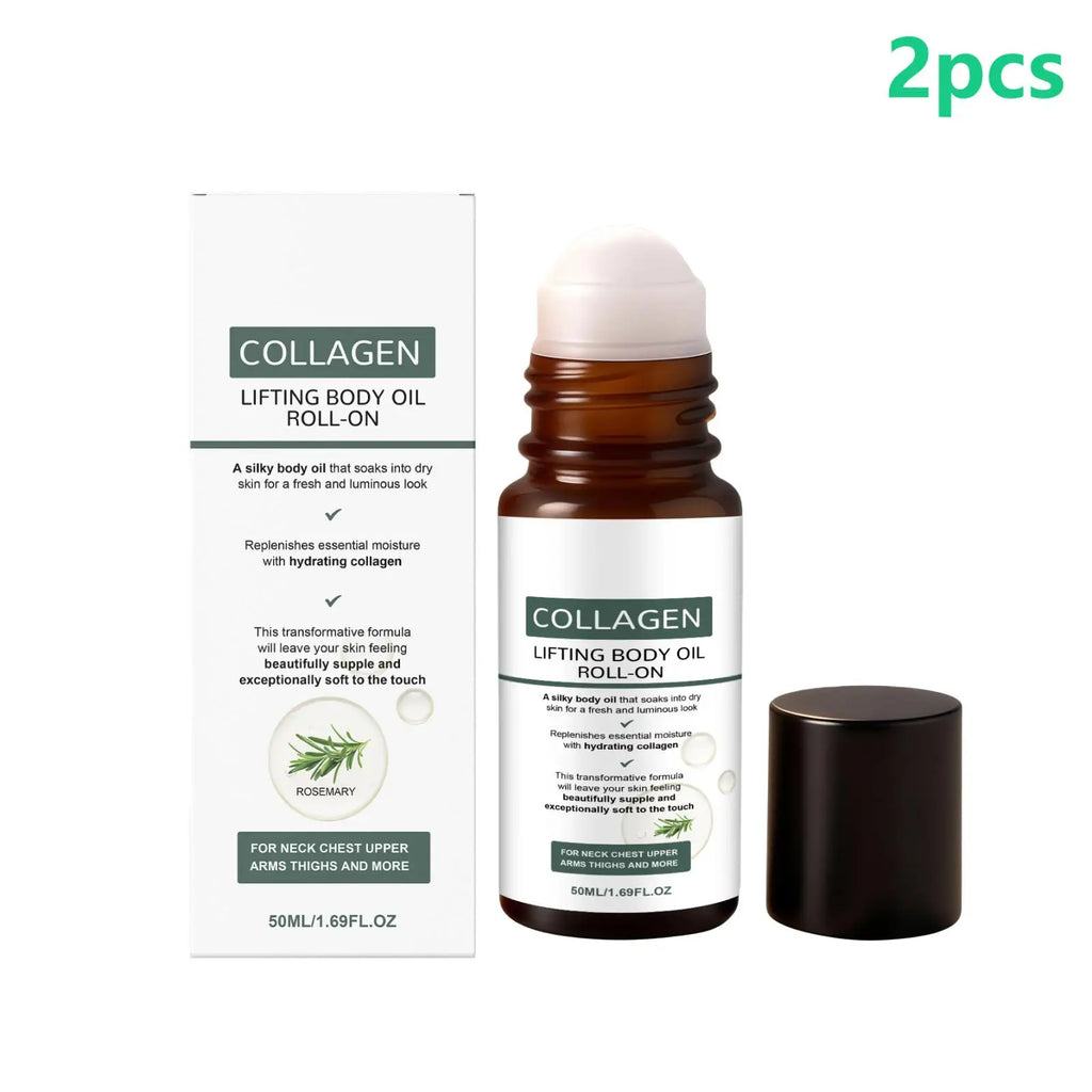 Collagen Body Oil Roll-On | Rosemary Firming Moisturizer 50ml