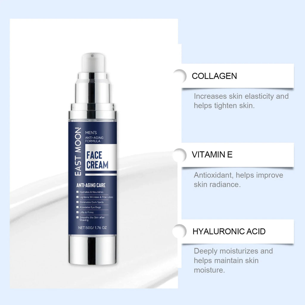 Men's Facial Firming Cream – Moisturizing Anti-Wrinkle 50g
