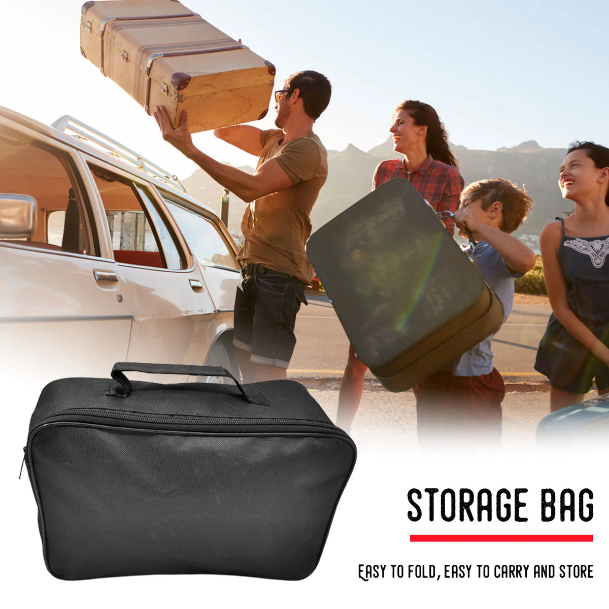 Heavy Duty Oxford Tool Bag | Car & Garage Tool Organizer
