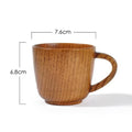 Handmade Natural Spruce Wooden Big Belly Cup – Rustic Drinkware
