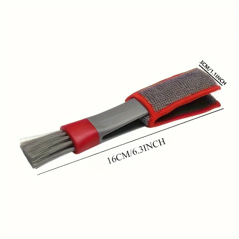 Double Head Car Detail Cleaning Brushes Air Vent Conditioner Grille