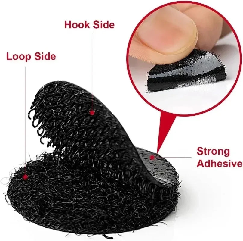 Self-Adhesive Hook & Loop Fastener Tape | DIY Cable Organizer