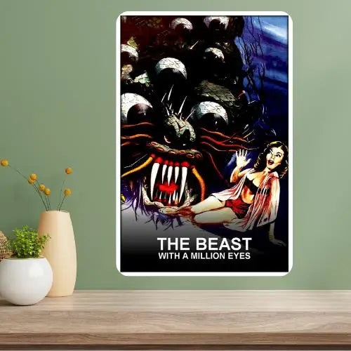 Beast with a Million Eyes Classic Movie Metal Poster Sign