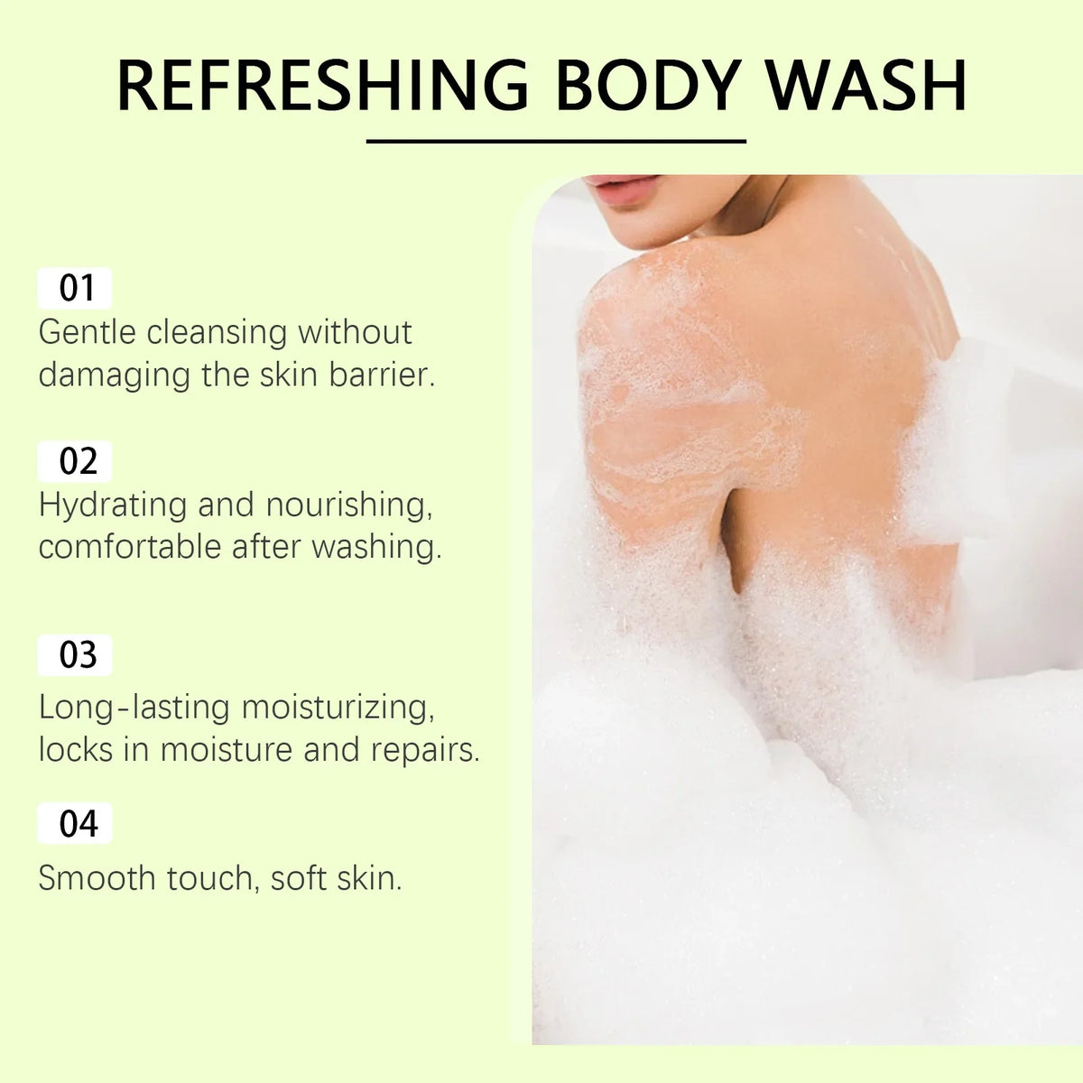 OceAura Fragrance Shower Gel – Moisturizing Brightening Body Wash