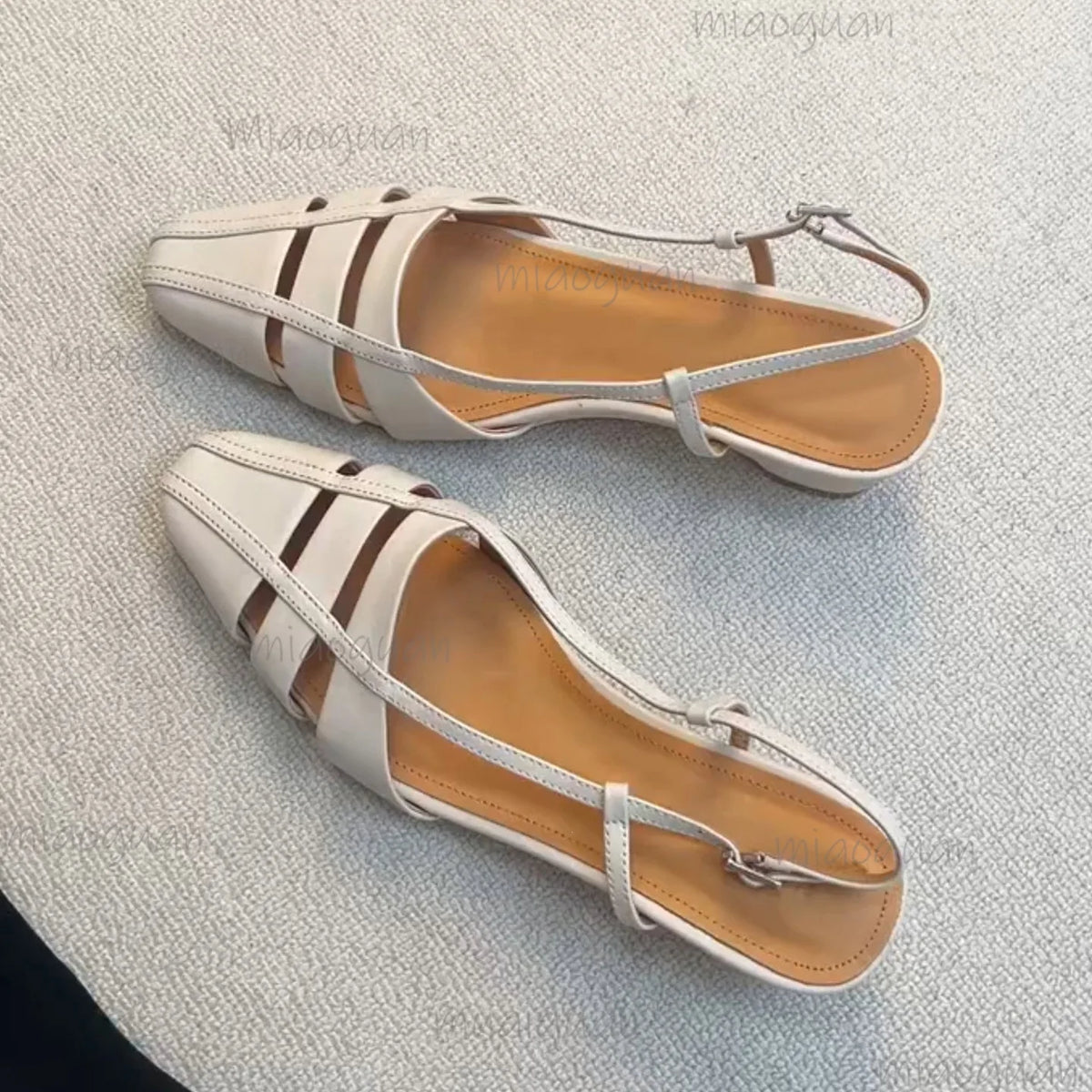 Women's Gladiator Chunky Heel Sandals – Ankle Strap Buckle