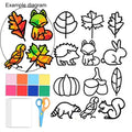 DIY Autumn Wreath Craft Kit – Thanksgiving & Holiday Gift