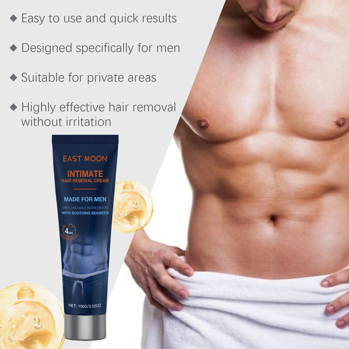 Avocado Hair Removal Cream – Hydrating Gentle Formula 100g