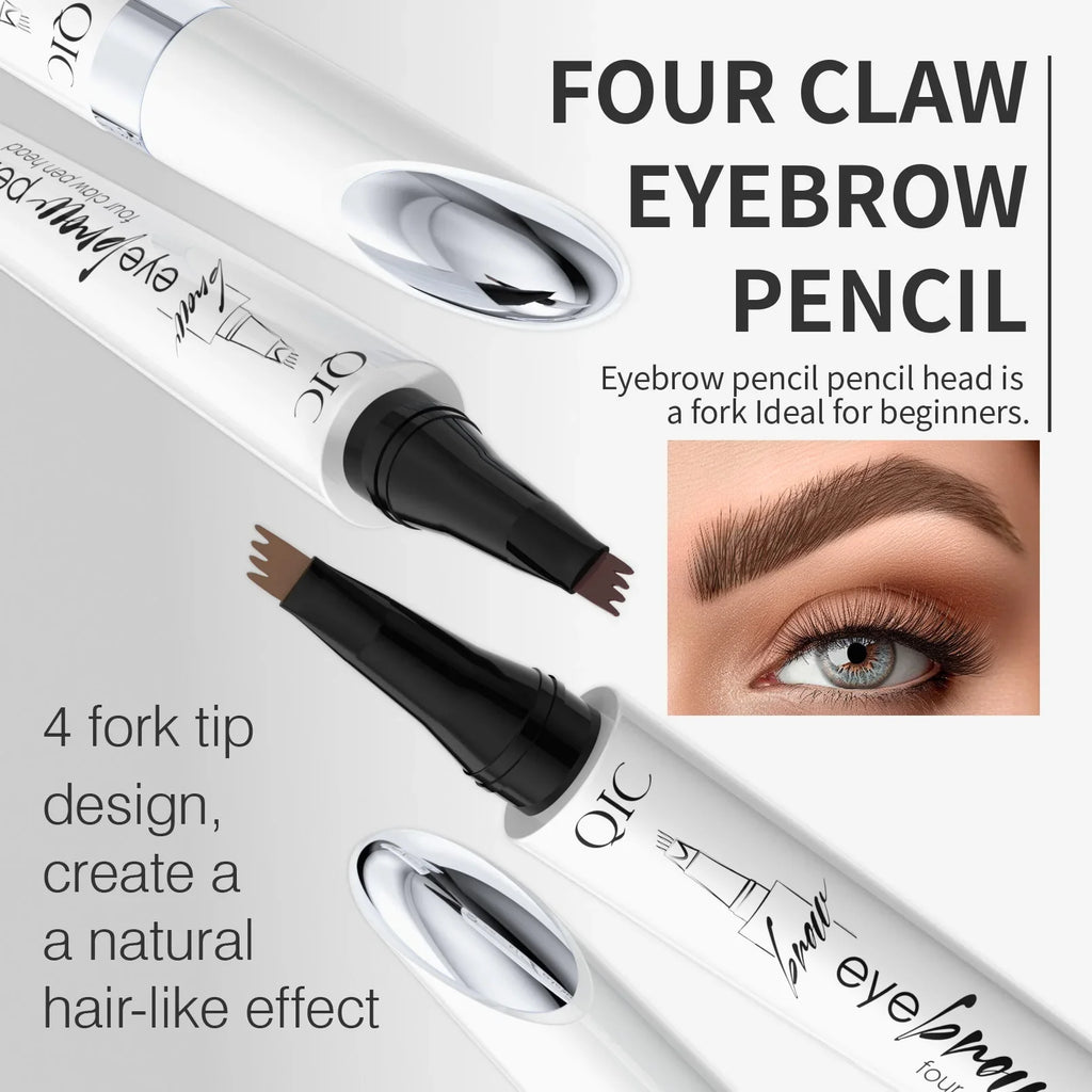 QIC 4-Tip Waterproof Microblading Eyebrow Pen | 4 Colors