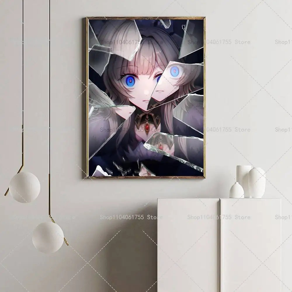 Genshin Impact Sandrone Self-Adhesive Wall Poster | Art Print