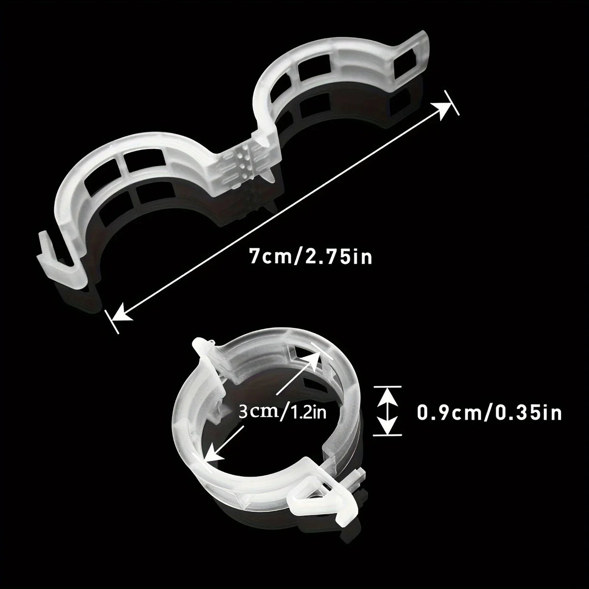 Plastic Plant Support Clips for Tomatoes & Climbing Plants