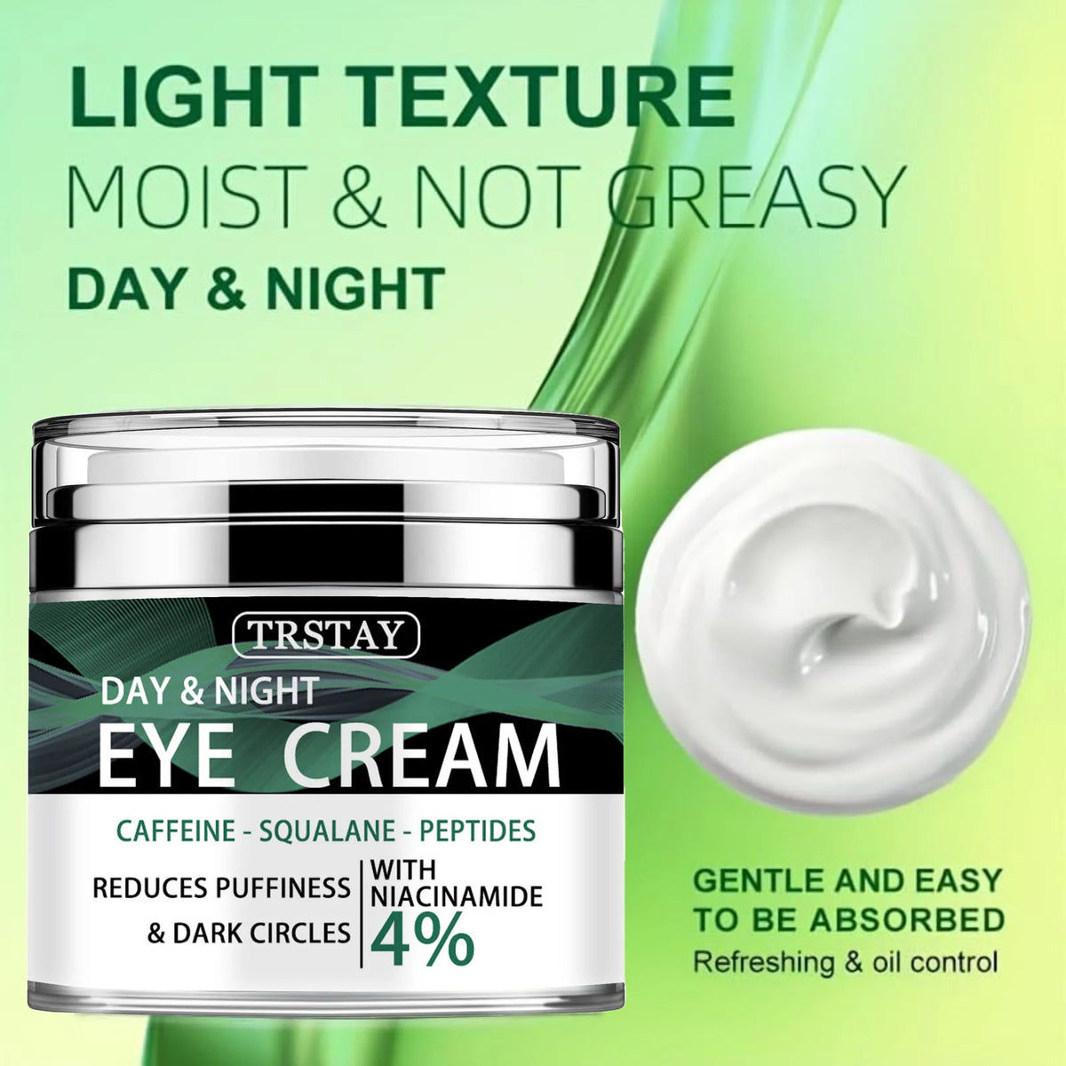 Caffeine Eye Cream Puffiness Bags Under Eyes Daily Anti-wrinkle