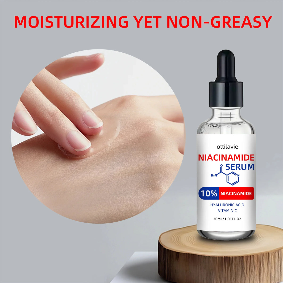 Ottilavie 10% Niacinamide Face Serum – Brightening, All Skin