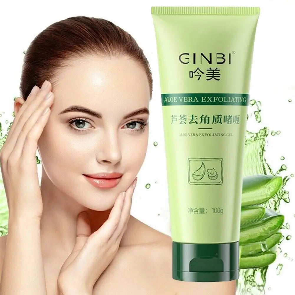 Aloe Vera Face Exfoliating Gel – Pore Minimizing Scrub 30–100g