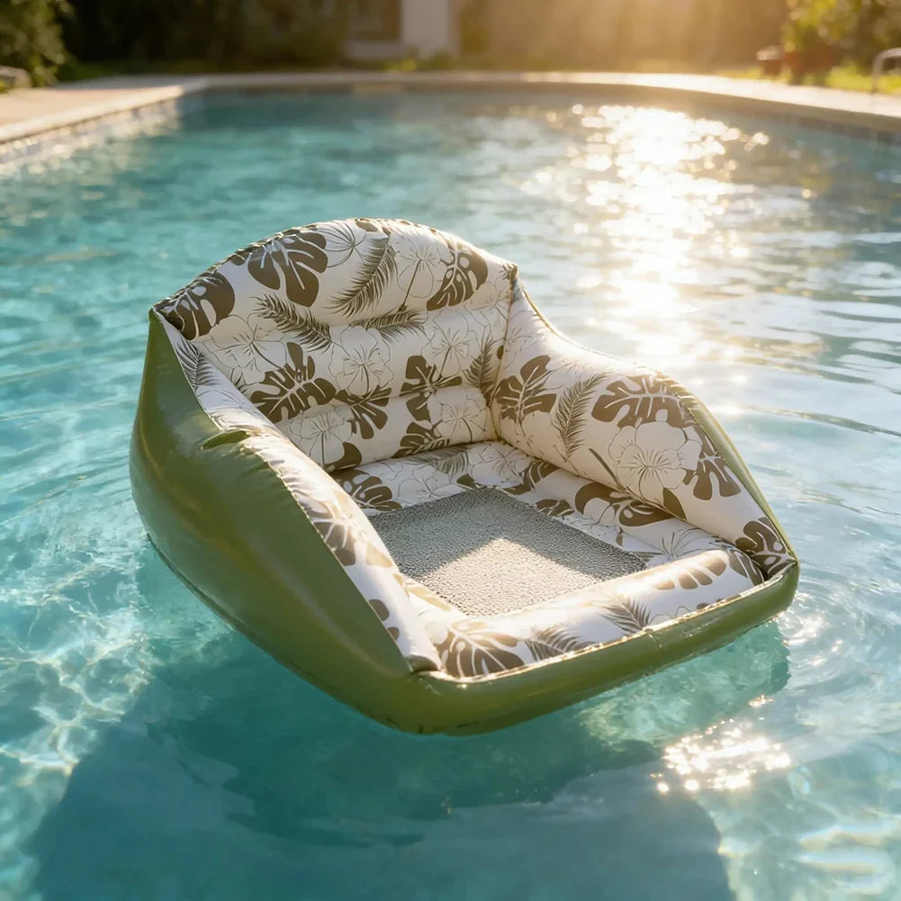 Inflatable Pool Sofa Chair with Cup Holders | Beach Float
