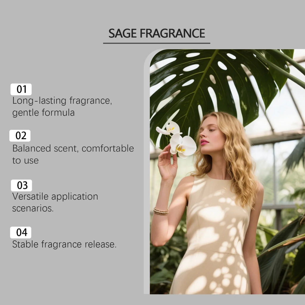 Sage Natural Perfume 30ml – Light, Fresh & Long-Lasting Scent