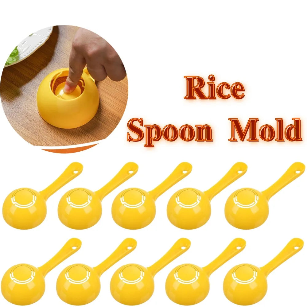 Non-Stick Rice Ball Spoon Mold – DIY Rice Scoop Shaper