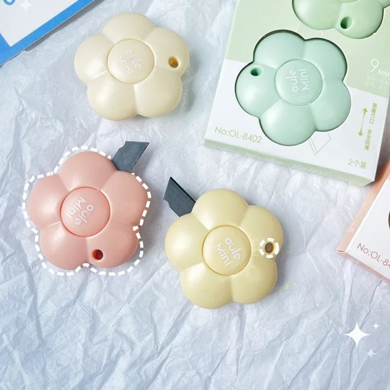 Flower Utility Knife Set – Mini Art Cutter & Box Opener