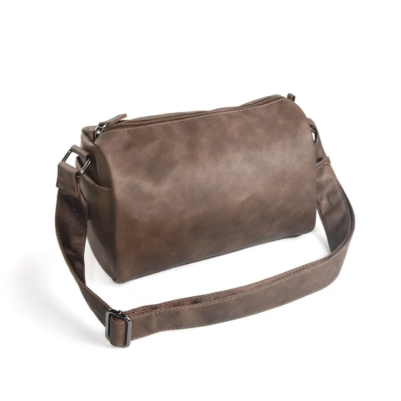 Men's Cylinder Crossbody Bag | Korean Minimalist Sling