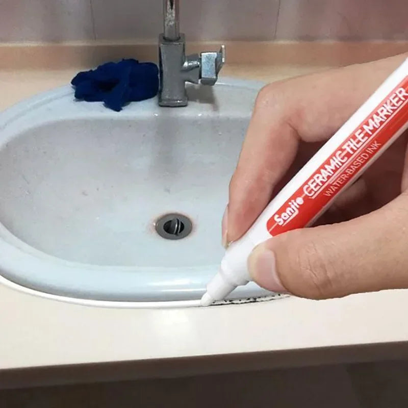Tile Grout Repair Pen – Waterproof Seam Marker Set (2 Pack)