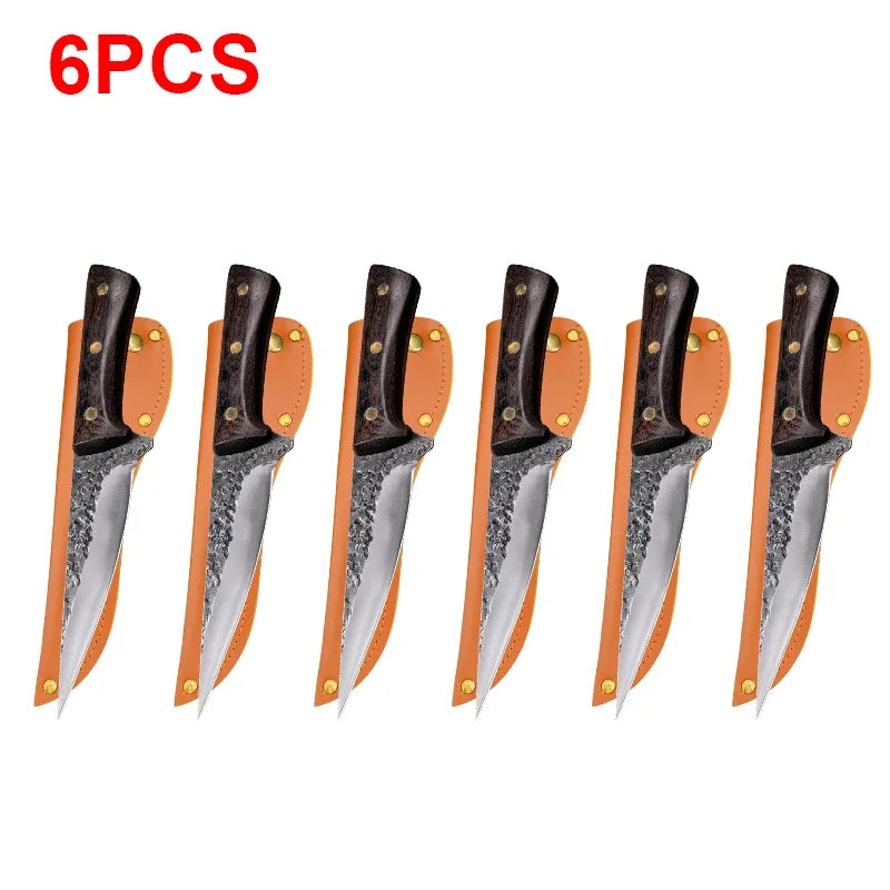 InLeung Handmade Stainless Steel Boning & Cleaver Chef Knife