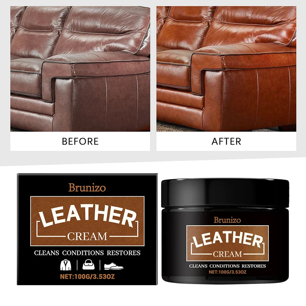 Leather Cleaning & Care Cream | Waterproof Polish for All Leather