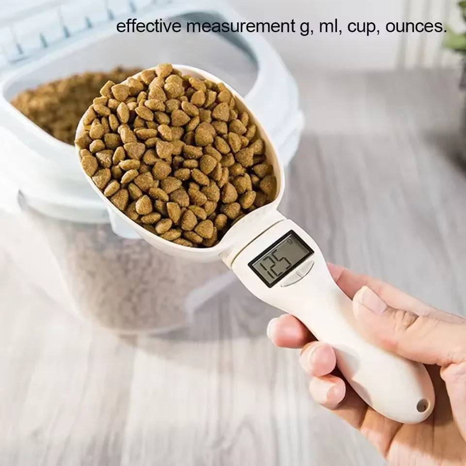 Pet Food Electronic Spoon Scale 800g – Dogs, Cats & Kitchen