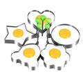 Stainless Steel Egg Ring & Pancake Mold with Handle | 1-2 pc
