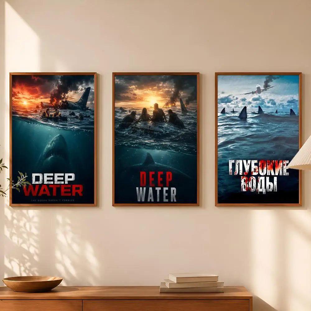 Deep Water Movie HD PVC Self-Stick Wall Poster | Waterproof Art