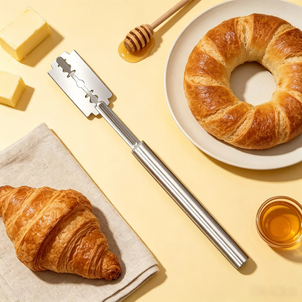 Bread Lame Dough Scoring Knife – Stainless Steel Baker Tool