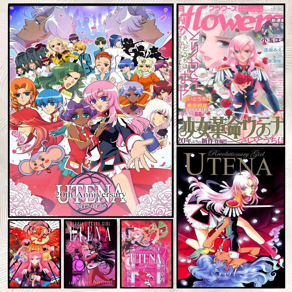Revolutionary Girl Utena Anime Poster – Self-Stick HD Wall Art