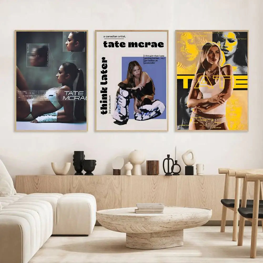 Tate McRae HD Poster – Self-Adhesive Waterproof Wall Art
