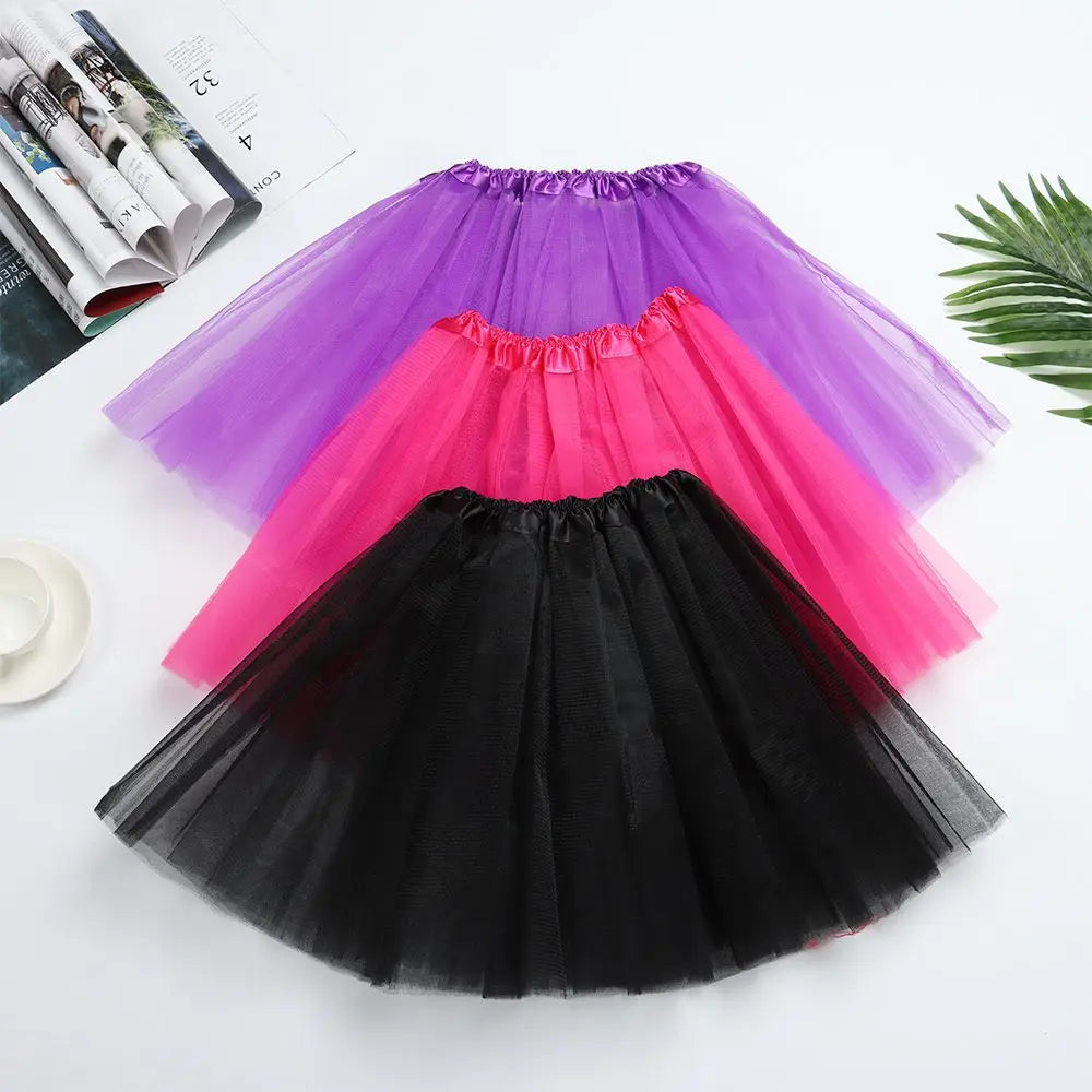 Women's Lolita Tutu Petticoat Skirt – Puffy Ballet Dance Mini