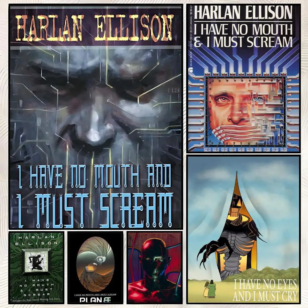 I Have No Mouth and I Must Scream Poster – Self-Stick Wall Art
