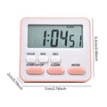 Digital Kitchen Timer 24-Hour Countdown Alarm Large Display
