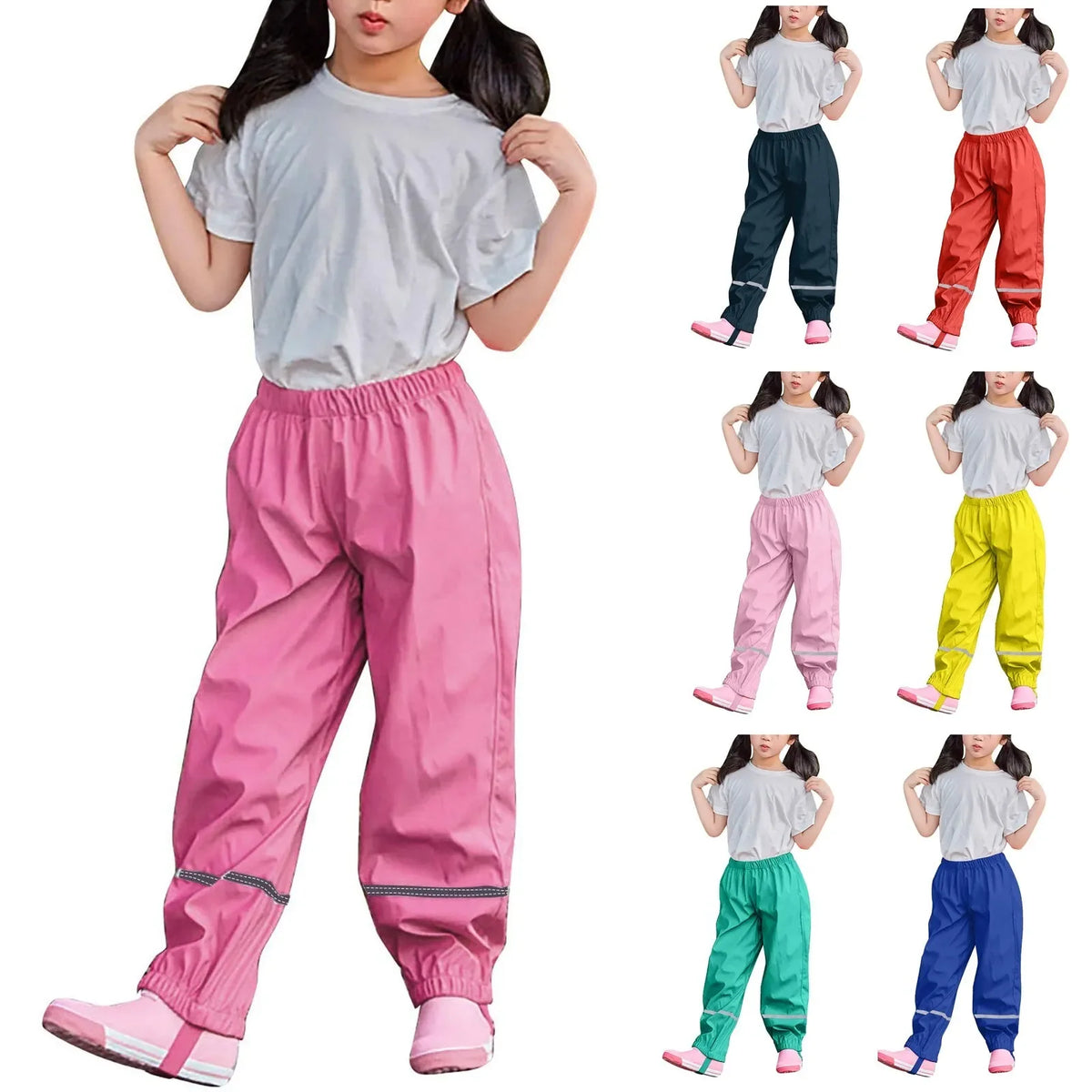 Kids Waterproof Rain Trousers | Boys & Girls Mud Pants
