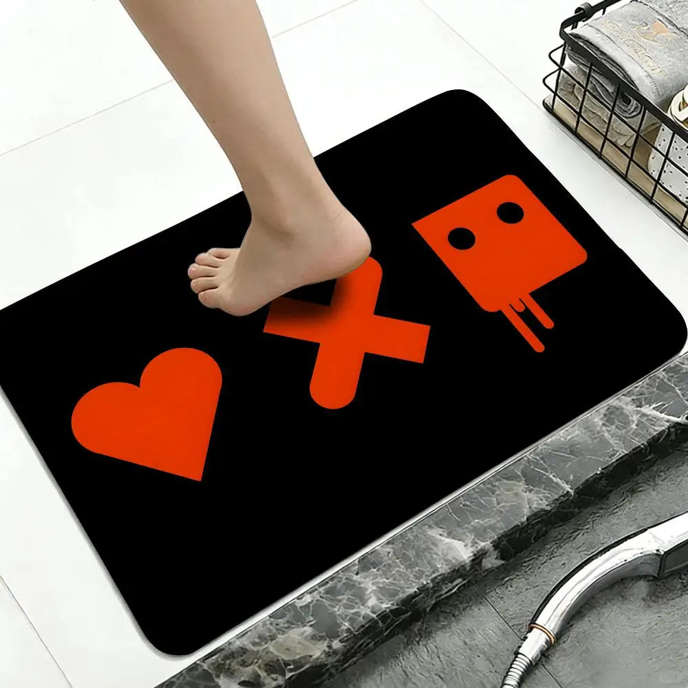 Diatomite Bath Mat – Quick-Dry Anti-Slip Anime Floor Mat