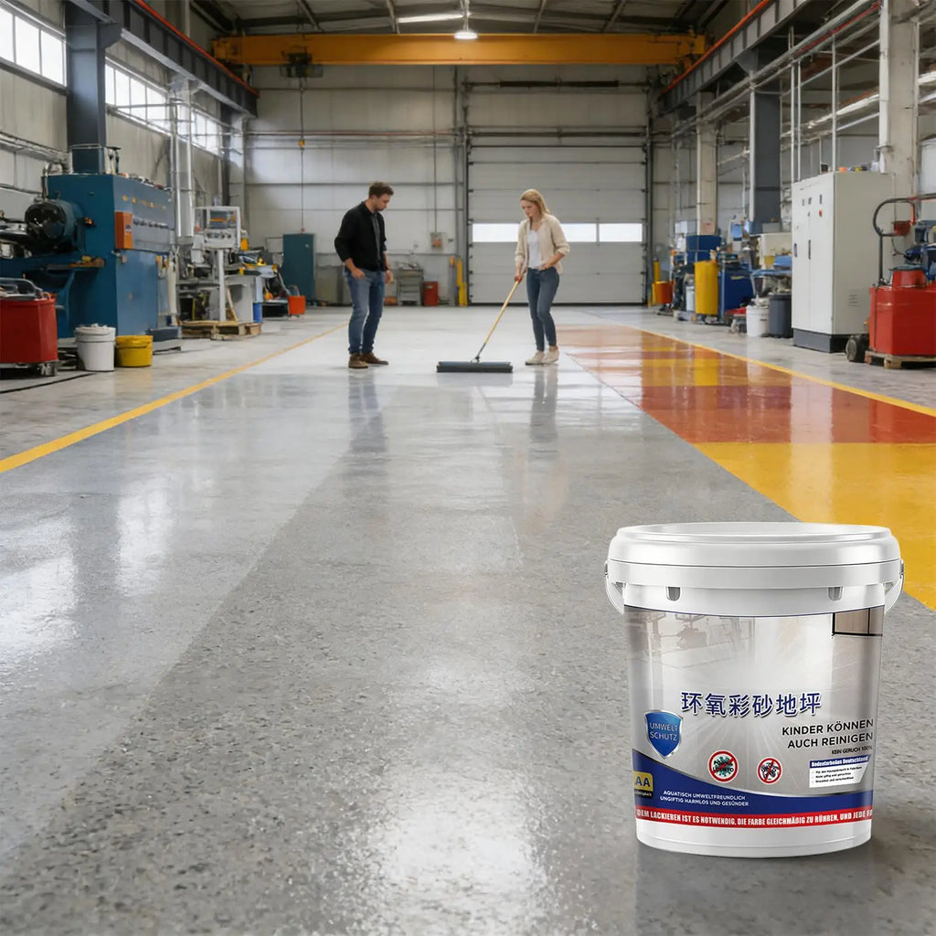 Epoxy Sand Floor Paint – High-Gloss Self-Leveling Coating