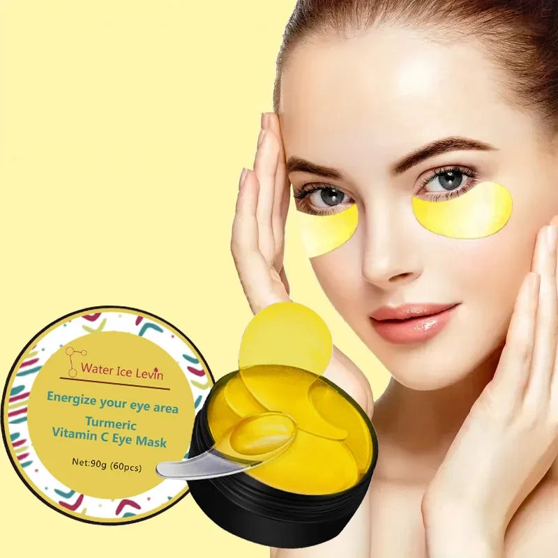 Turmeric Vitamin C Eye Masks – Firming & Brightening Patches