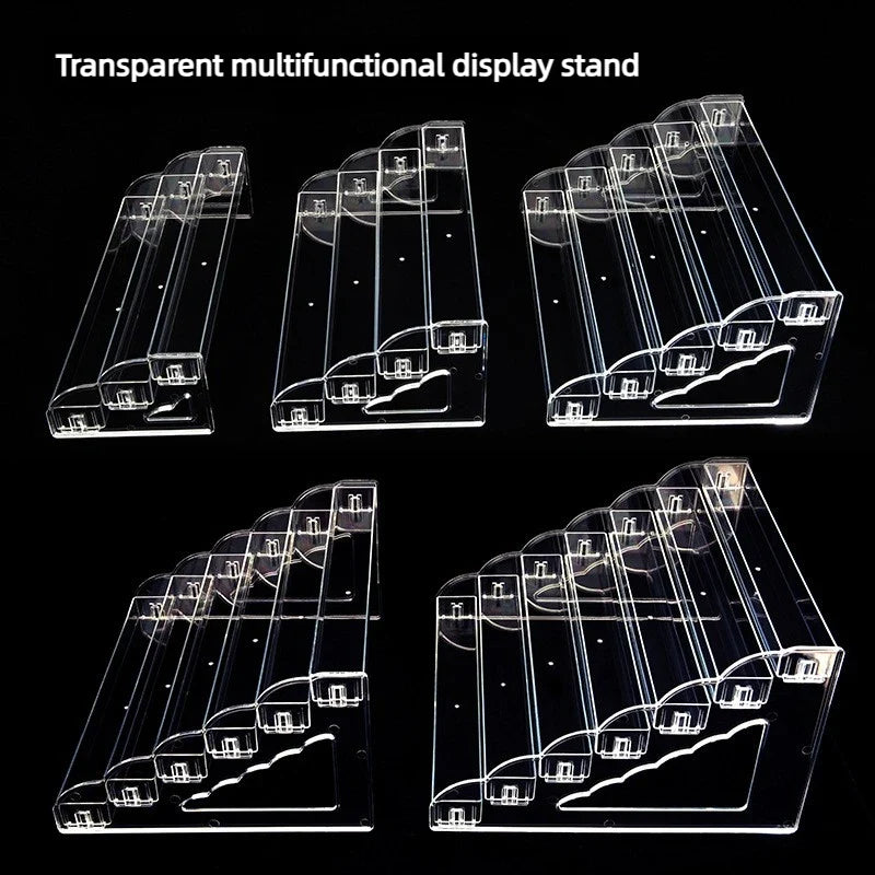 Transparent Multi-Layer Cosmetics Display Stand & Storage Rack