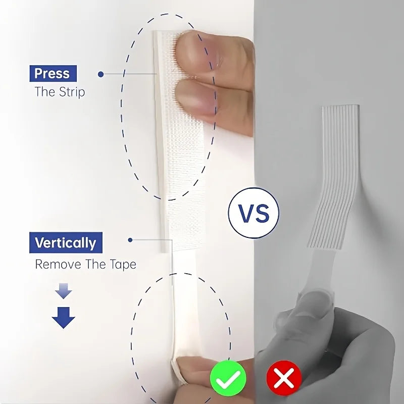 12 Heavy Duty No Damage Picture Hanging Strips Removable Adhesive
