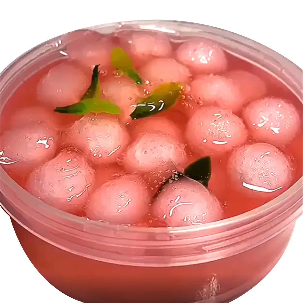 DIY Cloud Slime Toy – Peach Scented Color Mixing Putty for Kids