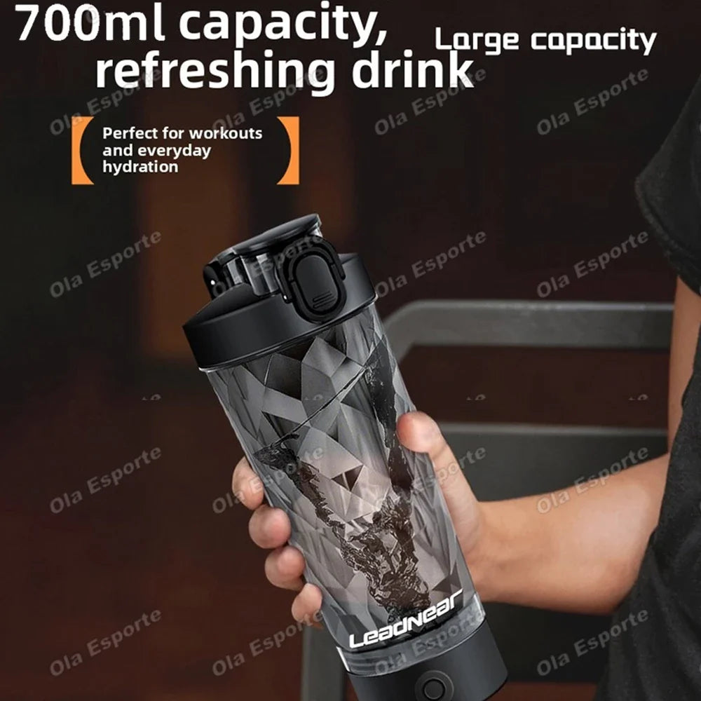 Electric Portable Shaker Bottle USB Rechargeable 630ml Blender