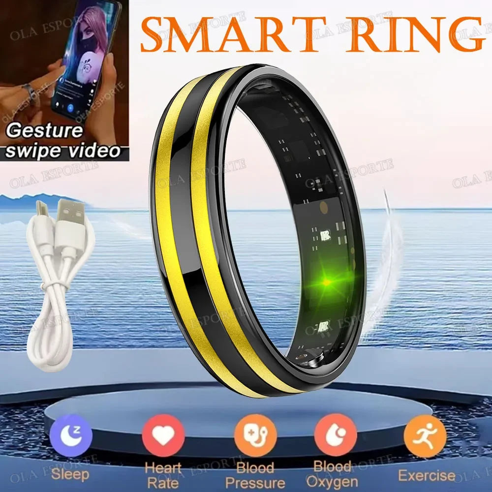 Thin Smart Ring Health Monitor Smartring Outdoor Waterproof Heart