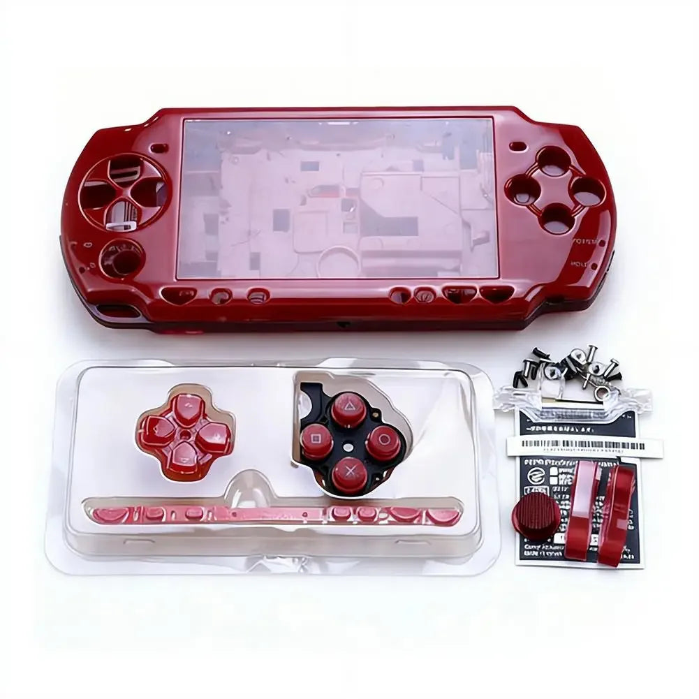 PSP 2000 Full Housing Shell Replacement Kit with Buttons & Screws