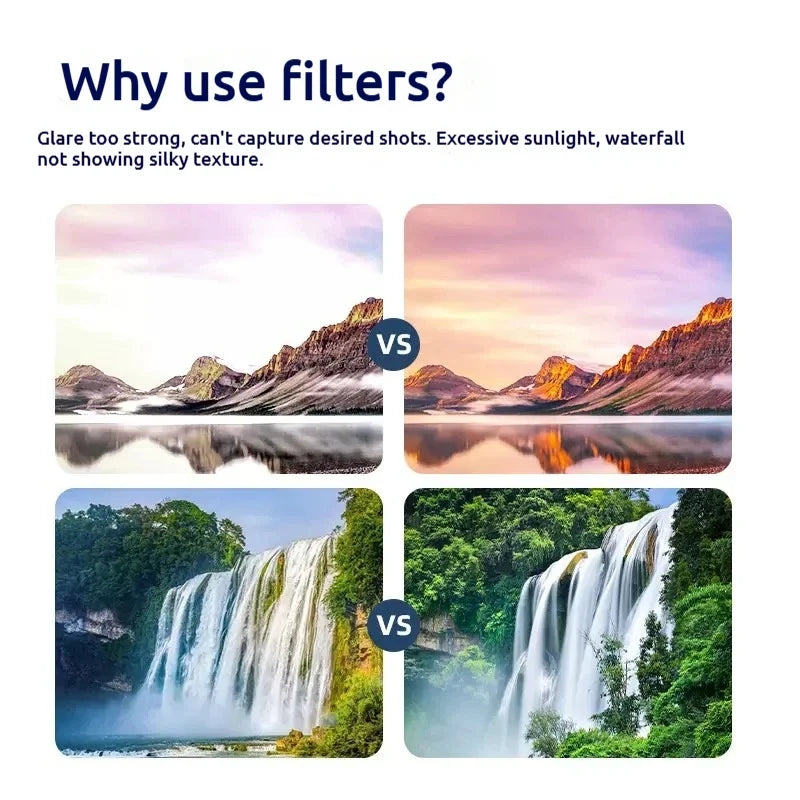 JSR ND4–ND64 Optical Glass ND Filters for Insta360 GO 3S
