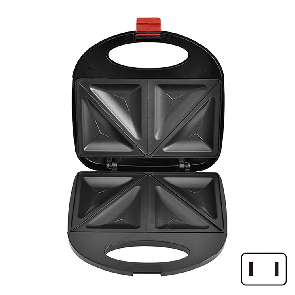 750W Non-Stick Sandwich & Waffle Maker Press | Countertop