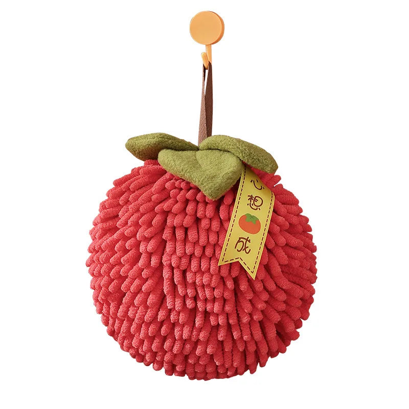 Thickened Fruit Hand Towels Absorbent Handball Kitchen Bathroom